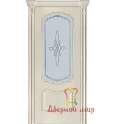 Двери межкомнатные модель 41 Ясень Crema (застекленная) Двери межкомнатные модель 41 Ясень Crema (застекленная)